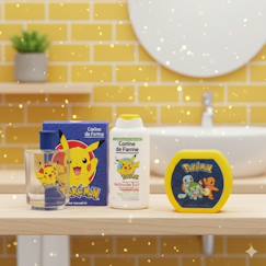 Puériculture-Coffret Pokemon enfant avec eau de toilette gel douche 3 en 1 corps cheveux et bain moussant