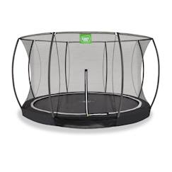 Jouet-Jeux de plein air-Trampoline enterré rond ø366cm avec bord de protection mat