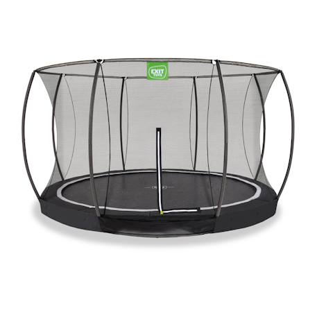 Trampoline enterré rond ø366cm avec bord de protection mat Noir 1 - vertbaudet enfant 