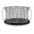 Trampoline enterré rond ø366cm avec bord de protection mat Noir 1 - vertbaudet enfant 