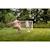 But de football en aluminium léger 180x120cm pour jardin Blanc+Noir 2 - vertbaudet enfant 