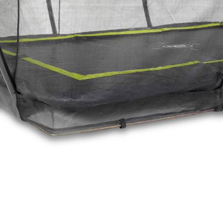 Trampoline enterré rectangulaire 214x305cm avec filet Noir+Vert 5 - vertbaudet enfant 