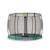 Trampoline semi-enterré ø305cm protection pieds et filet premium Noir+Vert 7 - vertbaudet enfant 