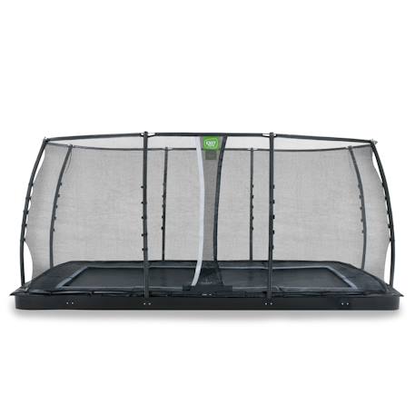 Trampoline enterré au ras du sol rectangulaire 305x519cm avec filet Noir 2 - vertbaudet enfant 