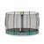 Trampoline semi-enterré rond ø366cm avec filet de sécurité Vert 1 - vertbaudet enfant 