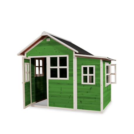 Maisonnette en bois avec extension modulable pour jardin Vert 2 - vertbaudet enfant 