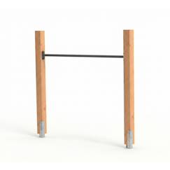 Barre fixe en bois robuste pour jardin enfant 147cm  - vertbaudet enfant