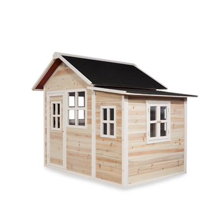 Maisonnette en bois avec extension modulable pour jardin Naturel 3 - vertbaudet enfant 