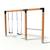 Balançoire double en bois avec barre fixe 372cm pour jardin Naturel 1 - vertbaudet enfant 