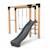 Structure en bois barre de singe balançoire et toboggan 304cm Naturel 2 - vertbaudet enfant 