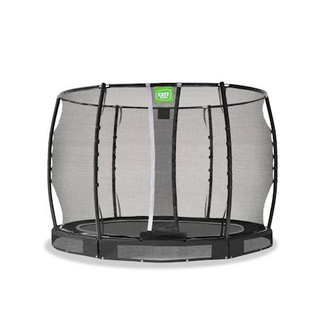 Trampoline semi-enterré ø305cm protection pieds et filet premium Noir+Vert 1 - vertbaudet enfant 