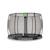 Trampoline semi-enterré ø305cm protection pieds et filet premium Noir+Vert 1 - vertbaudet enfant 