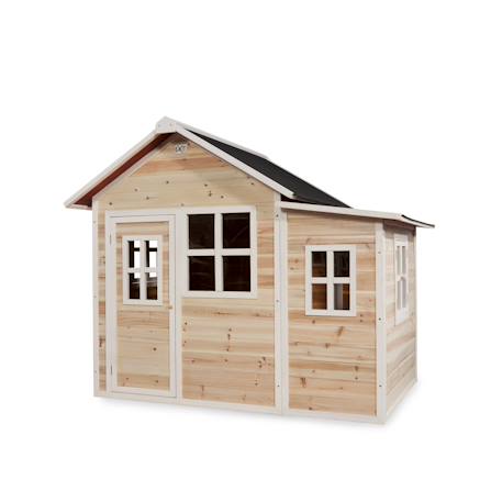 Maisonnette en bois avec extension modulable pour jardin Naturel 1 - vertbaudet enfant 