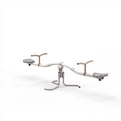 Jouet-Jeux de plein air-Balançoire à bascule rotative premier âge pour jardin