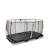 Trampoline semi-enterré rectangulaire 244x427cm protection pieds Noir+Vert 2 - vertbaudet enfant 
