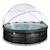 Piscine ronde ø427cm avec pompe filtrante pour jardin Noir 1 - vertbaudet enfant 