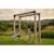 Barre de singe en bois avec balançoire double pour jardin Naturel 3 - vertbaudet enfant 