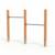Double barre fixe en bois pour jardin enfant 206cm Naturel 1 - vertbaudet enfant 