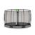 Trampoline semi-enterré ø366cm protection pieds et filet premium Noir+Vert 1 - vertbaudet enfant 