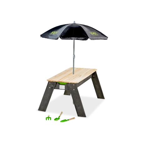 Table d'activités sable et eau avec ombrelle - aksent Gris 4 - vertbaudet enfant 