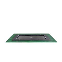 Jouet-Jeux de plein air-Trampoline enterré au ras du sol rectangulaire 244x427cm avec dalles