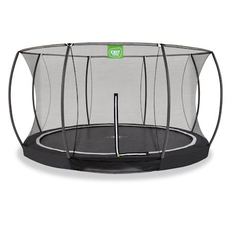 Trampoline enterré rond ø427cm avec bord de protection mat Noir 1 - vertbaudet enfant 