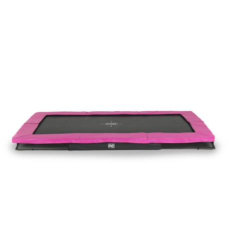 Trampoline enterré rectangulaire 244x366cm Noir+Rose+Vert 5 - vertbaudet enfant 
