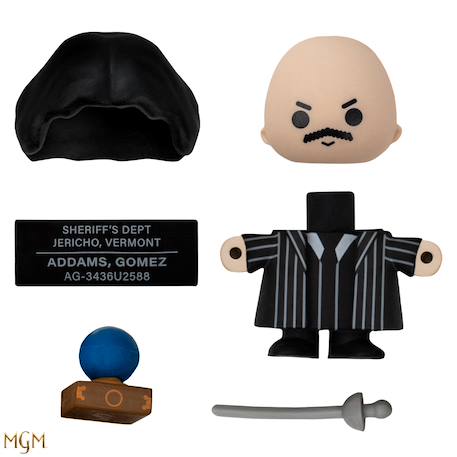 Figurine en gomme gomee gomez addams - mercredi Multicolore 4 - vertbaudet enfant 