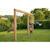 Balançoire double en bois avec barre fixe 369cm pour jardin Naturel 6 - vertbaudet enfant 