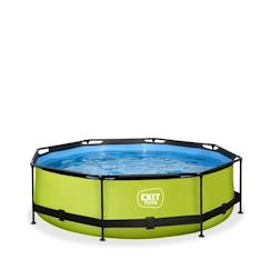 Jouet-Jeux de plein air-Piscine ronde ø300cm avec pompe filtrante pour jardin
