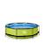 Piscine ronde ø300cm avec pompe filtrante pour jardin Marron+Vert 7 - vertbaudet enfant 