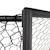 But de football en aluminium 300x200cm pour jardin Argent matt+Blanc+Noir 13 - vertbaudet enfant 