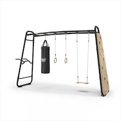 Jouet-Jeux de plein air-Structure de jeux sport barre de singe pour jardin 400cm