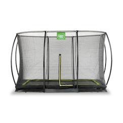 Jouet-Jeux de plein air-Trampoline enterré rectangulaire 214x305cm avec filet
