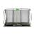 Trampoline enterré rectangulaire 214x305cm avec filet Noir+Vert 1 - vertbaudet enfant 