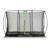 Trampoline enterré rectangulaire 244x366cm avec filet Noir+Rose+Vert 1 - vertbaudet enfant 