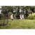 But de football en aluminium compact 120x80cm pour jardin Blanc+Noir 8 - vertbaudet enfant 