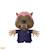 Figurine en gomme gomee enid sinclair - mercredi Multicolore 4 - vertbaudet enfant 