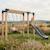 Structure en bois barre de singe balançoire et toboggan 304cm Naturel 3 - vertbaudet enfant 