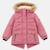 Parka fille imprimée Noir+Rose 9 - vertbaudet enfant 