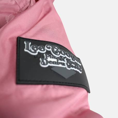 Parka fille imprimée Noir+Rose 10 - vertbaudet enfant 