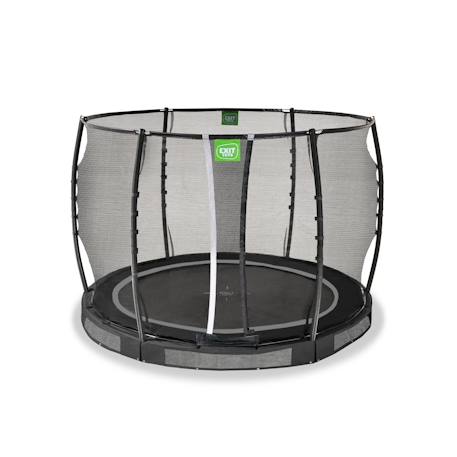 Trampoline semi-enterré ø305cm protection pieds et filet premium Noir+Vert 5 - vertbaudet enfant 