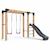 Structure en bois barre de singe balançoire et toboggan 304cm Naturel 1 - vertbaudet enfant 