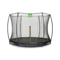 Jouet-Jeux de plein air-Trampoline enterré rond ø244cm avec filet de sécurité