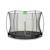Trampoline enterré rond ø244cm avec filet de sécurité Noir+Rose+Vert 1 - vertbaudet enfant 