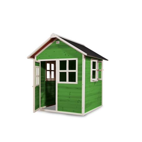 Maisonnette en bois pour jardin enfant dès 3 ans Vert 2 - vertbaudet enfant 