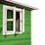 Maisonnette en bois sur pilotis avec bac à sable et toboggan Vert 5 - vertbaudet enfant 