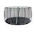 Trampoline enterré au ras du sol rond ø366cm avec filet Noir 1 - vertbaudet enfant 