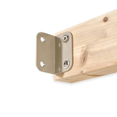 Balançoire en bois fixation murale pour jardin enfant Naturel 3 - vertbaudet enfant 