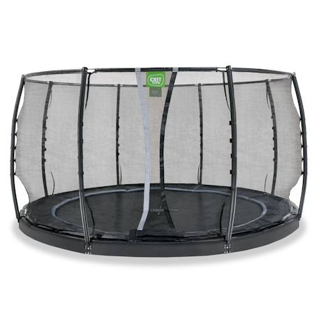 Trampoline enterré au ras du sol rond ø427cm avec filet Noir 2 - vertbaudet enfant 